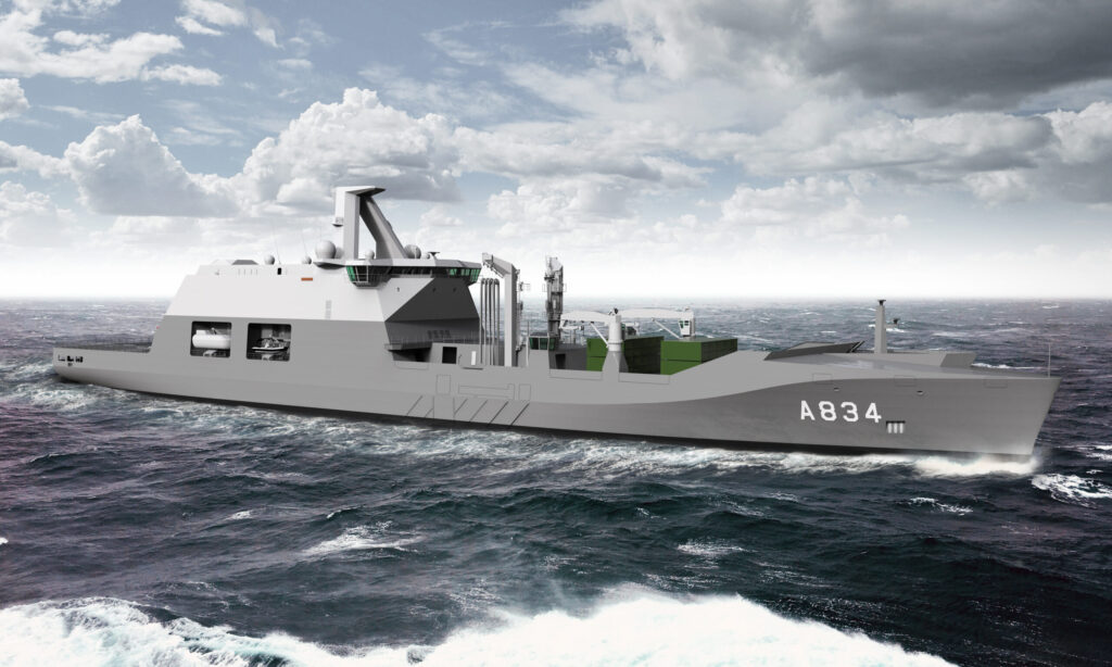 Artist impression of CSS Den Helder