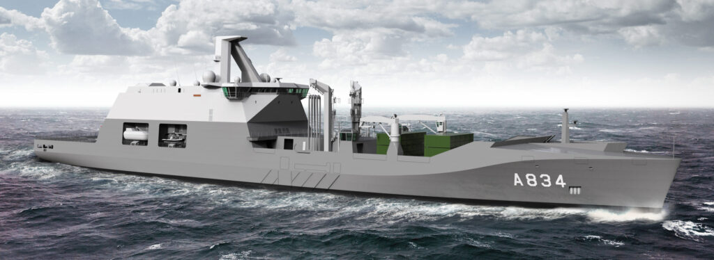 Artist impression van CSS Den Helder