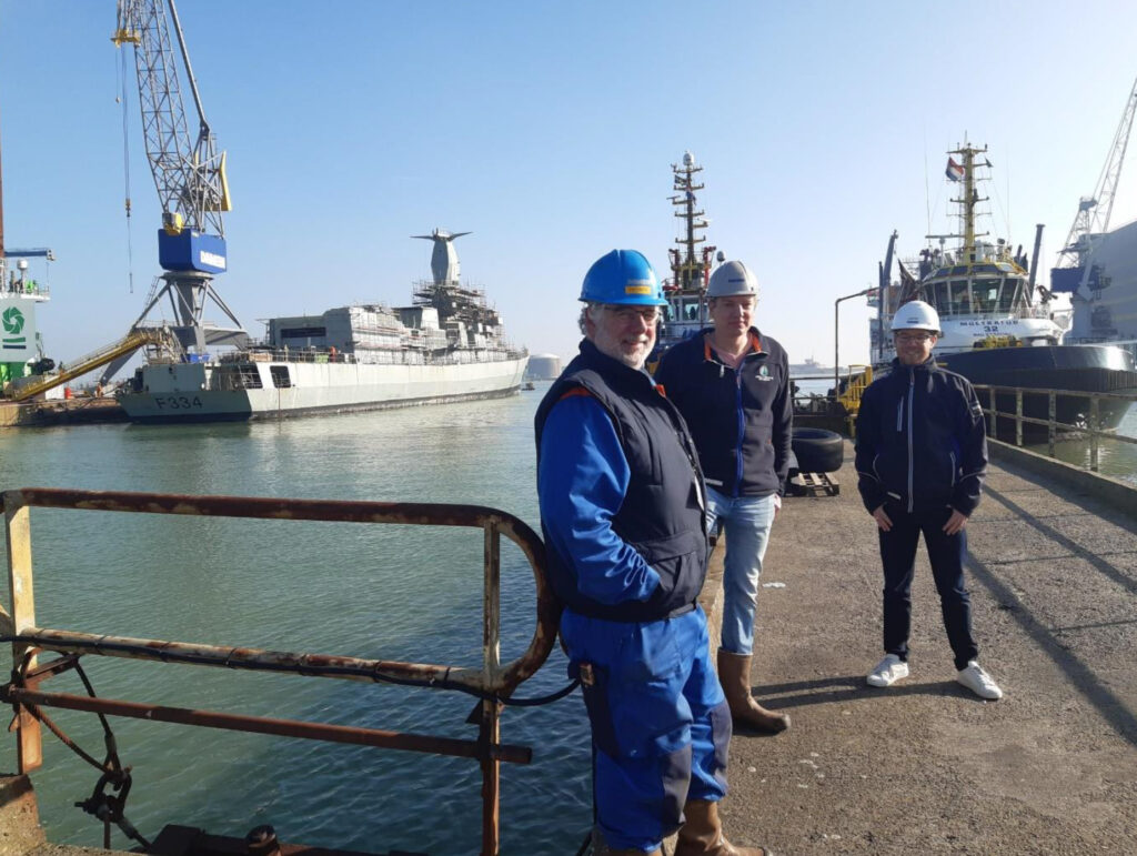 Patrick Brasser, Robin Juranek en Jasper van Loon bij DSV