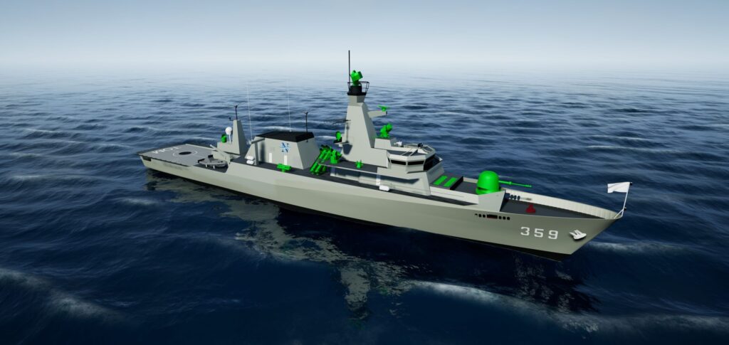 Nevesbu verzorgt voor Indonesië de integratie van nieuwe systemen op het multirole light fregat KRI Usman-Harun.