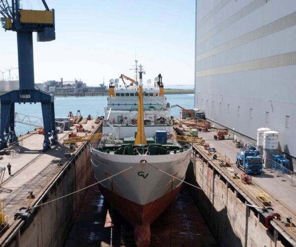 Fishing trawler Frank Bonefaas owned by shipping company Vrolijk from Scheveningen underwent extensive maintenance at Damen Shiprepair Vlissingen.