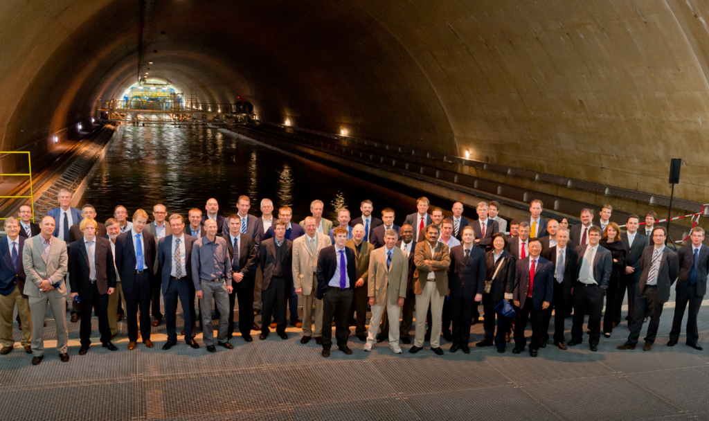 CRS members visit MARIN's Depressurised Wave Basin in Ede, The Netherlands.