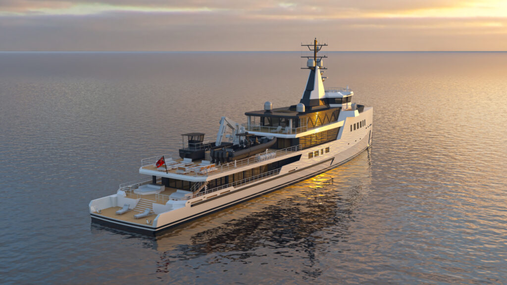 Damen Naval is building the hull of the 75-metre-long Yacht Support Vessel YN 478 on behalf of Damen Yachting.