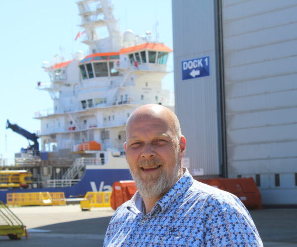 Project Manager Wim van de Velde of DSV.