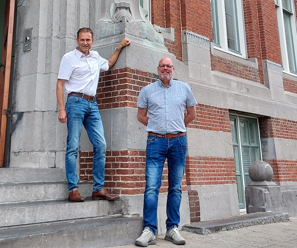 Onroerend Goed Beheerder John de Pagter en Locatiebeheerder Kees Mallekoote.