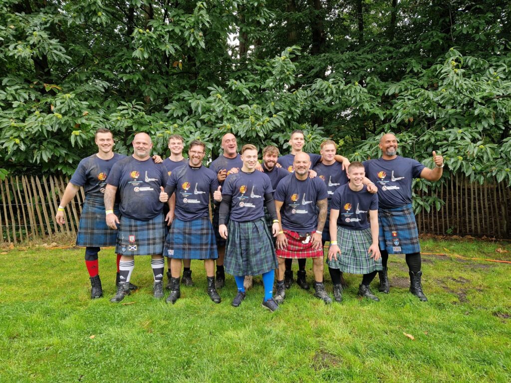 The Mac Bulkheads during the Highland Games in Oud-Beijerland.