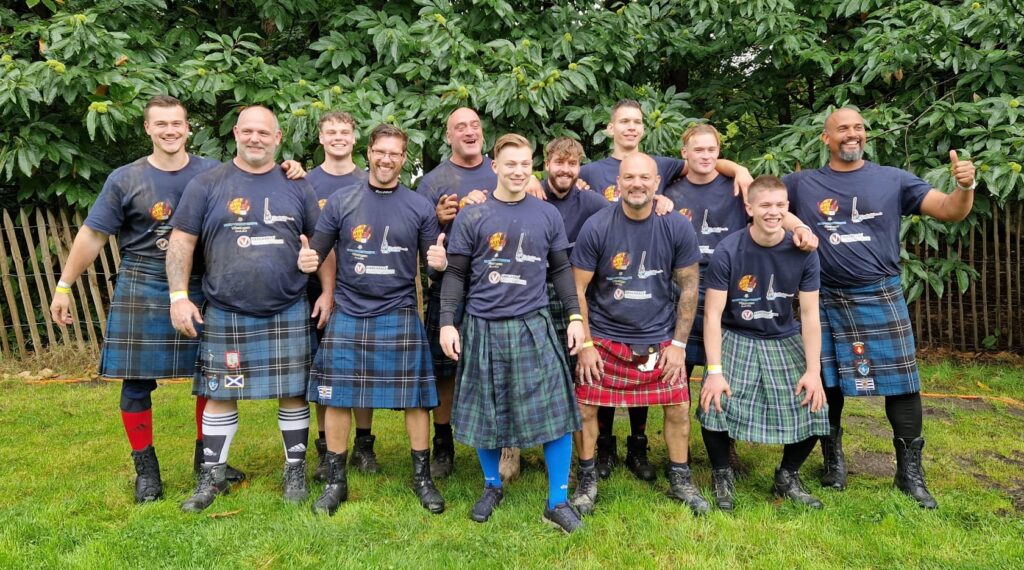 De Mac Bulkheads tijdens de Highland Games in Oud-Beijerland.