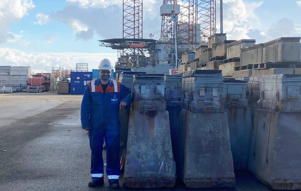 Kris Cox werkt sinds april vorig jaar bij Damen Shiprepair Vlissingen en hoopt er nog lang te blijven.