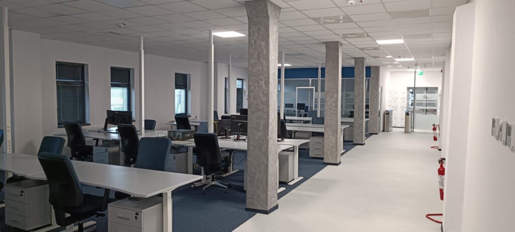 The new offices offer MEGA employees a nice, inspiring and modern work environment.