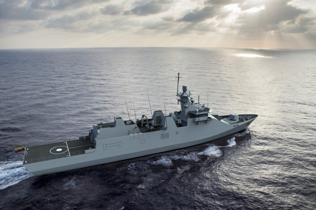 Damen Navals ontwerpstudie naar een nieuwe generatie fregatten voor Colombia is bijna ten einde.