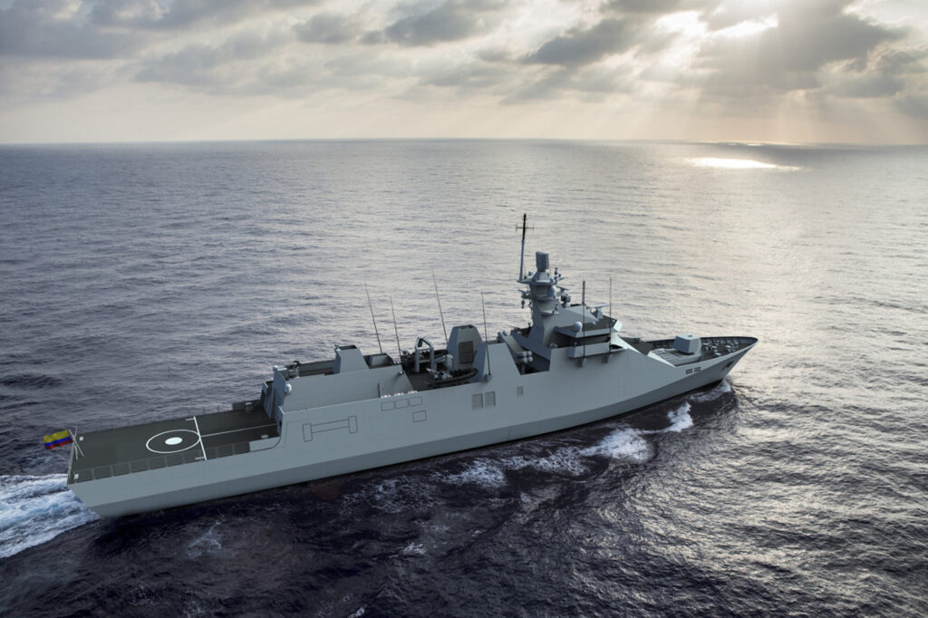 Damen Naval's design study for a new generation of frigates for Colombia is nearing its end.