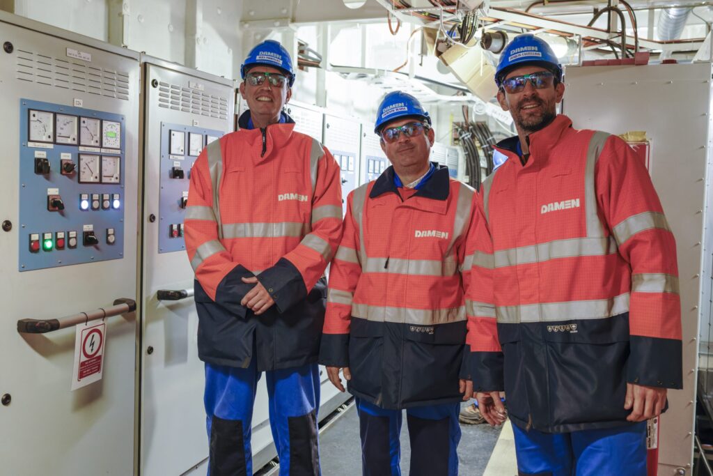 Commissioning began under the watchful eye of Arjen Poortvliet, Laurentiu Rugina and Joaquin Castellano.