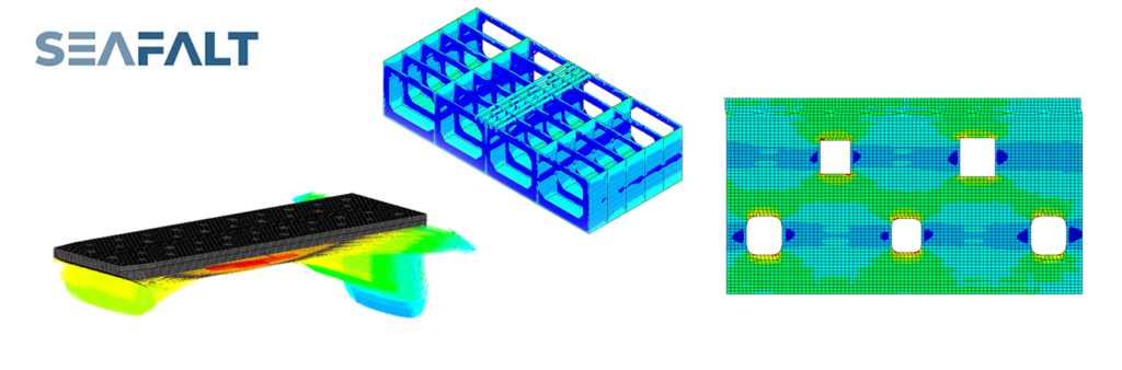 Using sensors, SEAFALT can be used to help customers predict how their vessel will behave in terms of fatigue.