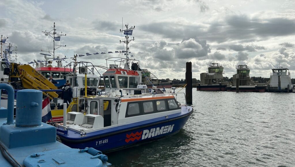 De F.A.S.T.-boot was te zien op het Damen Maritime Festival in Gorinchem in oktober.