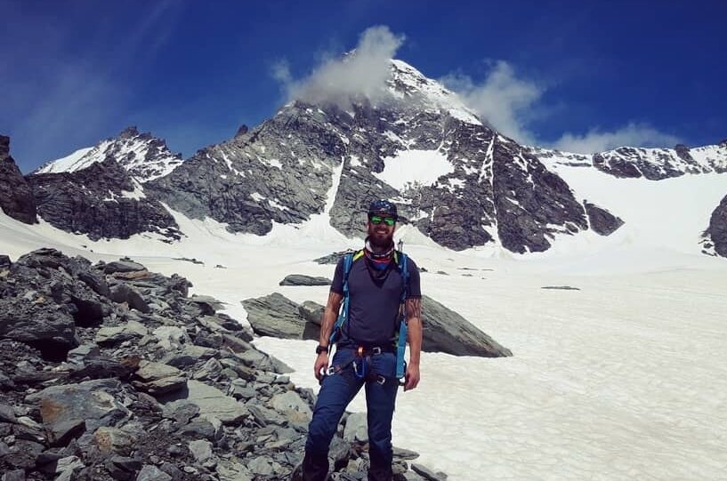 Beklimming van Grossglockner in Oostenrijk (3798 meter).