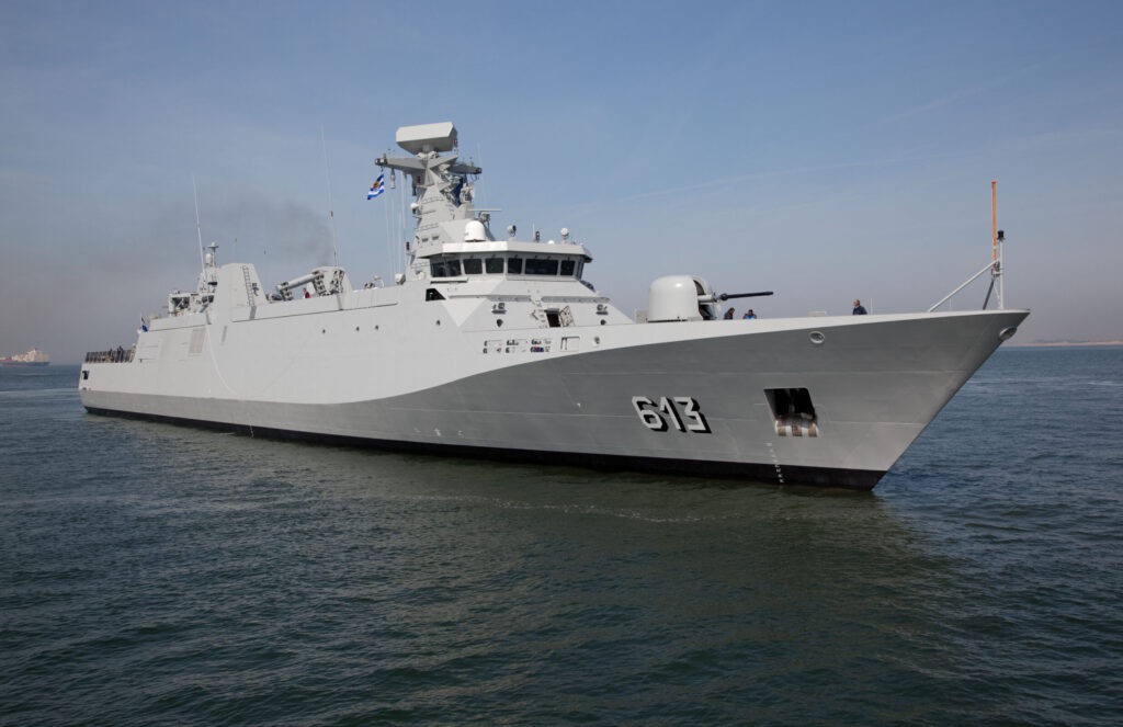 De Tarik Ben Ziyad is één van de drie SIGMA's die Damen Naval heeft gebouwd voor Marokko.