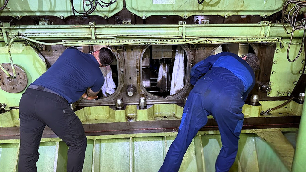 De voorinspectie was bedoeld om de staat van de motor beoordelen.