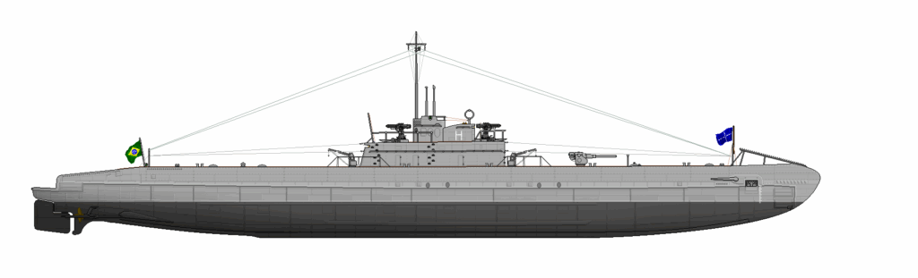 Een impressie van hoe de Gunning-Schelde onderzeeboot eruit had kunnen zien.