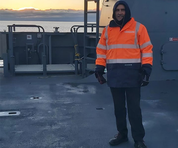 Damen Naval Project Director Arjan Risseeuw.