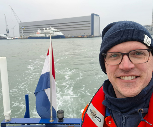 Electrical Automation Engineer Pieter de Korte.