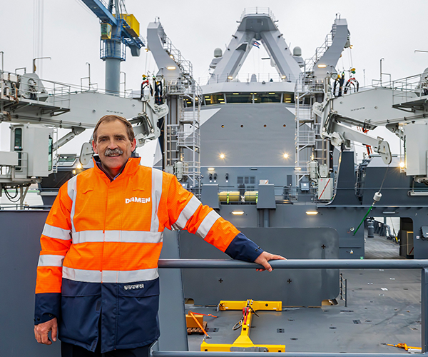 Damen Naval Project Director Arjan Risseeuw.