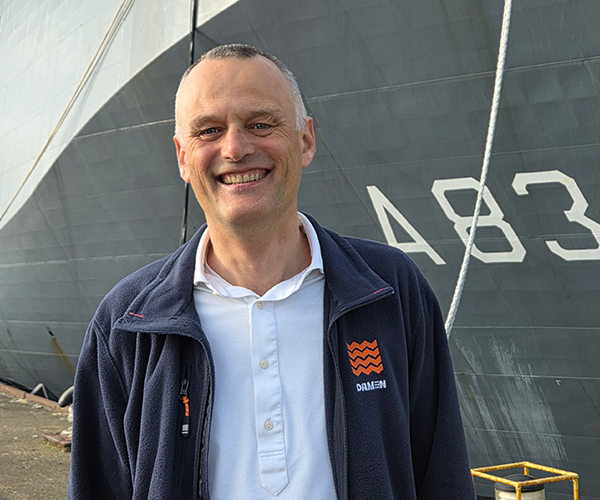 DSV Project Manager Stefan van Damme.