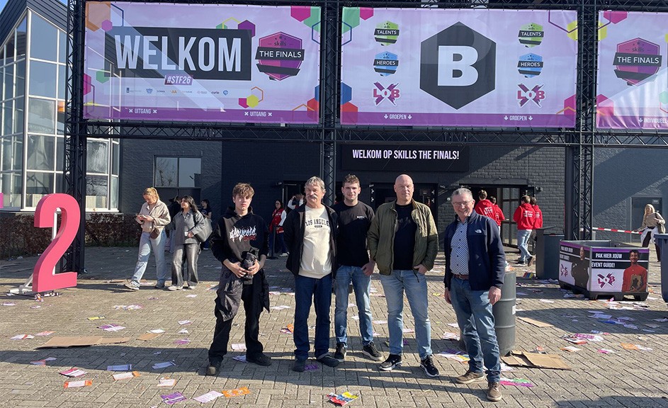 Eerder dit jaar bezocht een team van Damen Naval de Nederlandse finale van Skills Heroes 2026.