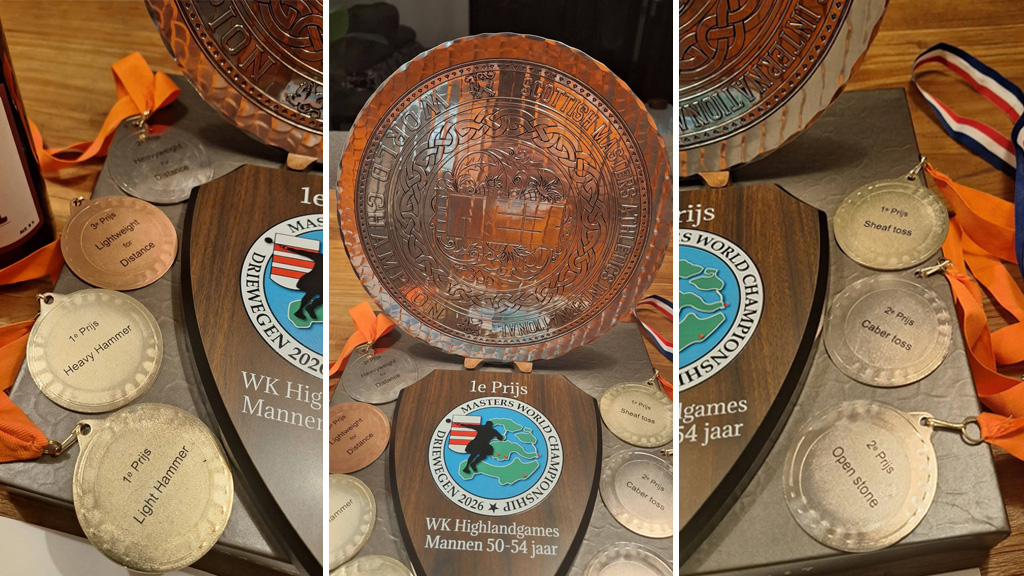 Kornelis won drie keer goud, drie keer zilver en een keer brons, wat goed was voor het wereldkampioenschap.